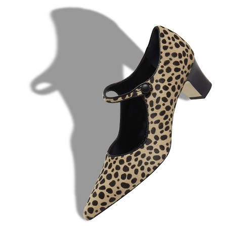 animal print mary janes pumps