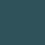 Deep Teal Satin Jewel Buckle Flat Shoes