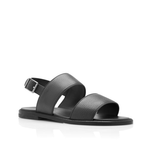 Black Calf Leather Sandals, CA$975