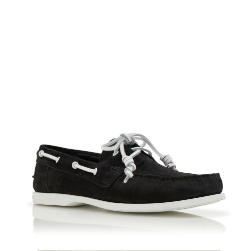 Black Suede Boat Shoes, £595
