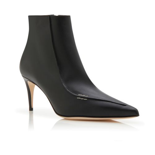 Black Calf Leather Ankle Boots, £875