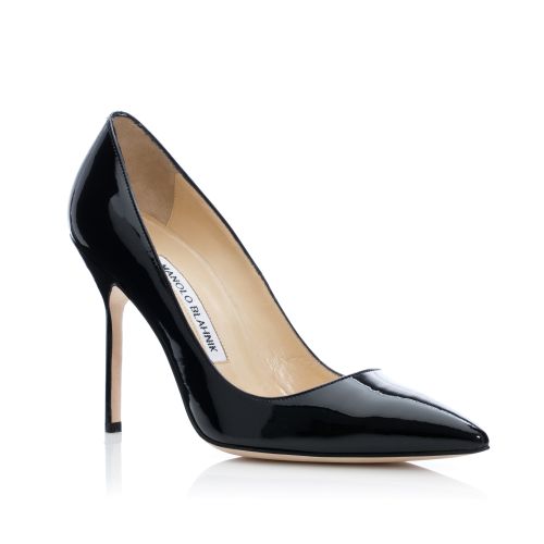 Black Patent Pointed Toe Pumps, €675
