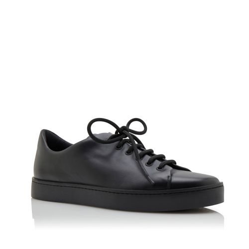 Black Calf Leather Sneakers, AU$1,095