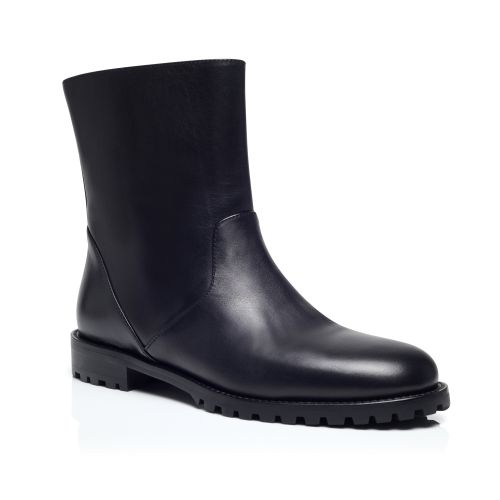 Black Calf Leather Ankle Boots, US$1,075