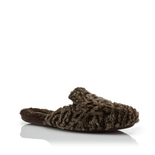 Brown Shearling Slippers, £525