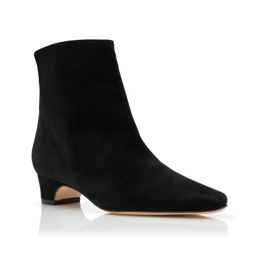 Black suede ankle boots australia on sale