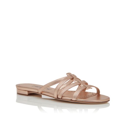 Copper Nappa Leather Sandals, US$745