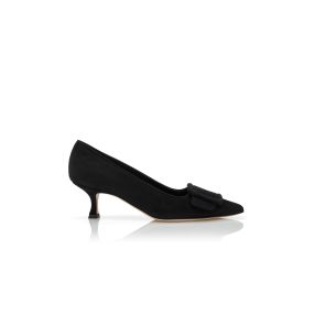関税送料込 Manolo Blahnik スエード MAYSALEPUMP 50 パンプス MANOLO BLAHNIK】MAYSALEPUMP 50 スエード バックル パンプス