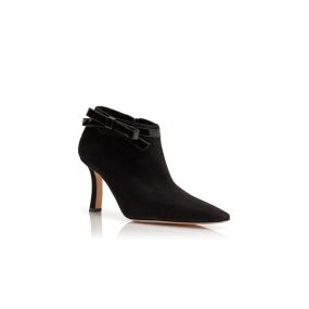 MANOLO BLAHNIK 黒スエードブーツ 34 MANOLO BLAHNIK 黒スエードブーツ 34