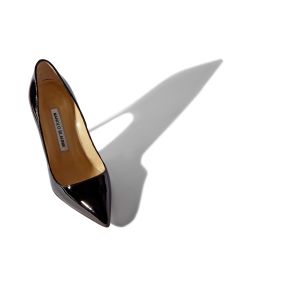 BB PATENT, Black Patent Pointed Toe Pumps