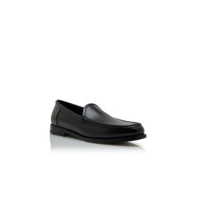 DINEGUARDO | Black Calf Leather Loafers | Manolo Blahnik