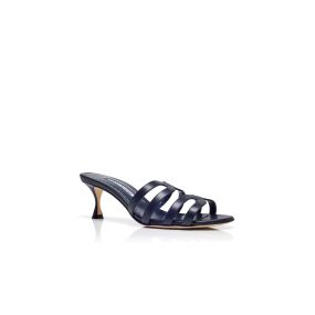 上品【Manolo Blahnik/マノロブラニク】Ahwak 50 leather mules Ahwak 50 leather mules in white - Manolo Blahnik | Mytheresa