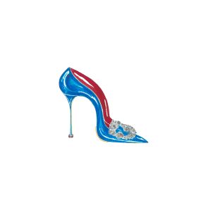HANGISI 70 | Blue Satin Jewel Buckle Pumps | Manolo Blahnik HANGISI 70 | Blue Satin Jewel Buckle Pumps | Manolo Blahnik