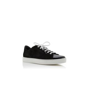 SEMANADO | Men's Black Suede Lace Up Sneakers | Manolo Blahnik