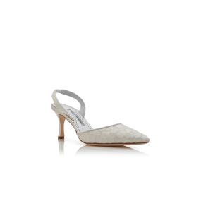 【Manolo Blahnik】Carolyne 70スリングバックパンプス CAROLYNE 70 | Black Satin Slingback Pumps | Manolo Blahnik