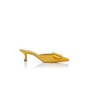 Manolo blahnik maysale yellow deals