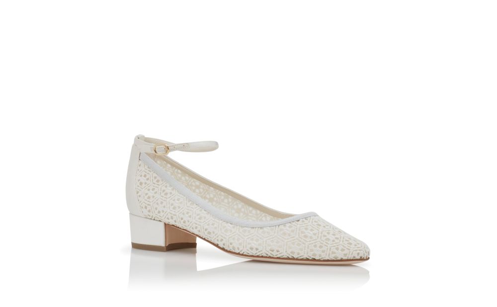 HANGISIFLAT GLITTER | Silver Glitter Fabric Jewel Buckle Flat 