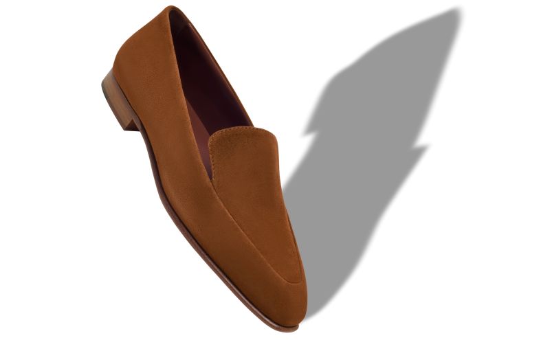 Pitaka, Brown Suede Loafers - US$885.00 
