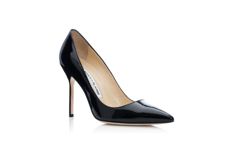 Bb patent, Black Patent Pointed Toe Pumps - AU$1,115.00