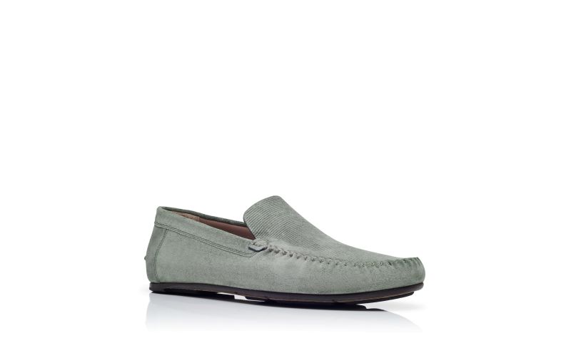 Alder, Khaki Suede Slippers - US$935.00