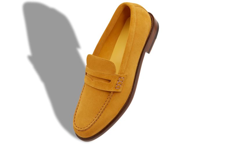 Perry, Yellow Suede Penny Loafers  - AU$1,455.00