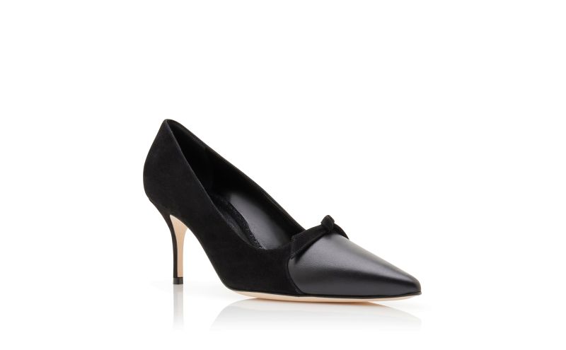 Rinialo, Black Suede Bow Detail Pumps - AU$1,455.00