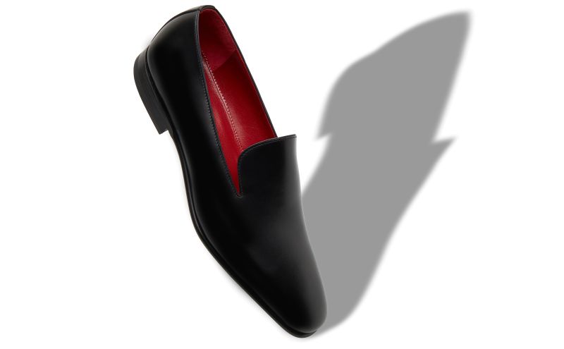 Djan, Black Calf Leather Loafers - AU$1,405.00 