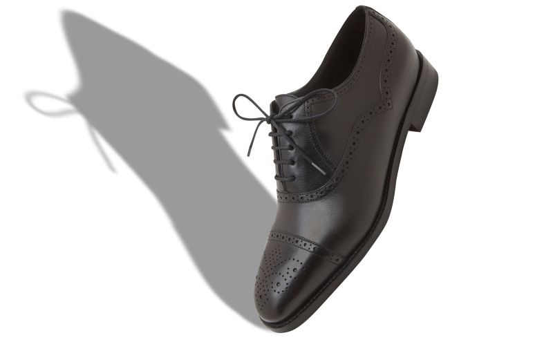 Witney, Black Calf Leather Cap Toe Oxfords - €895.00