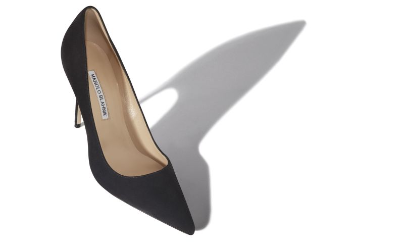 Bb , Charcoal Black Pointed Toe Pumps - CA$945.00 