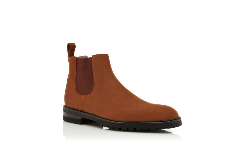 Brompton, Brown Calf Suede Chelsea Boots - AU$1,425.00