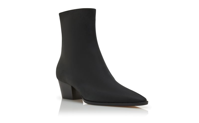 Aliera, Black Nubuck Ankle Boots  - €995.00