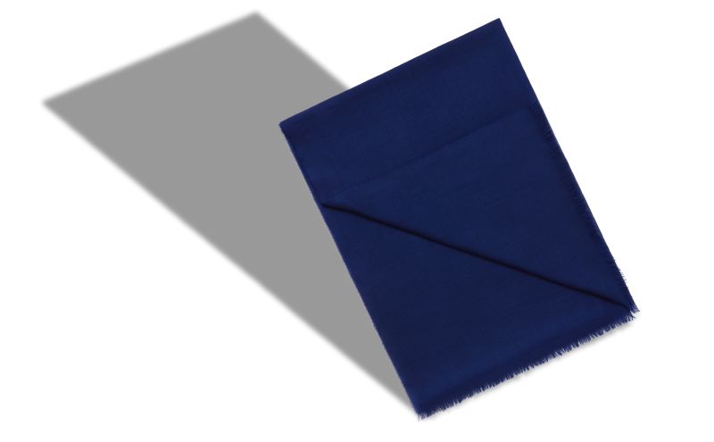 Iona, Cobalt Blue Superfine Cashmere Scarf - CA$425.00