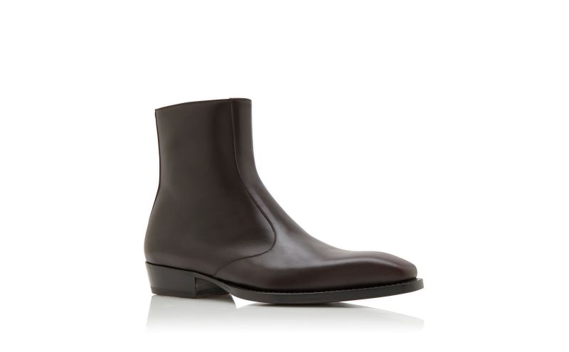 Sloane, Brown Calf Leather Ankle Boots - AU$1,615.00