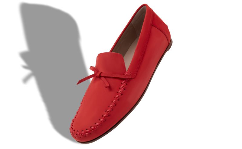 Gargano, Dark Red Calf Leather Slippers - £765.00