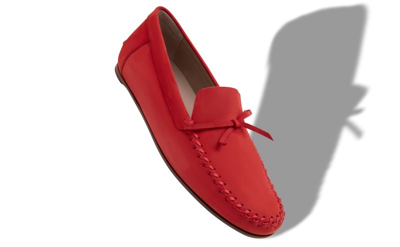 Gargano, Dark Red Calf Leather Slippers - £765.00 