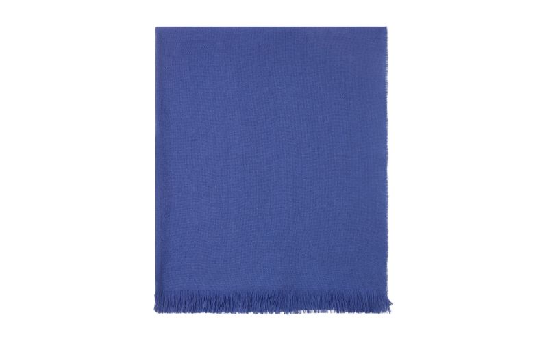 Jura, Blue Fine Cashmere Scarf - AU$965.00