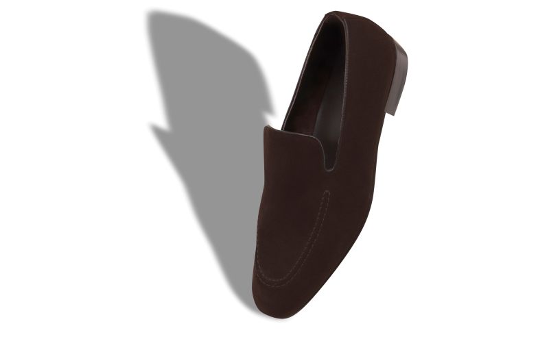 Truro, Dark Brown Crosta Loafers  - AU$1,515.00