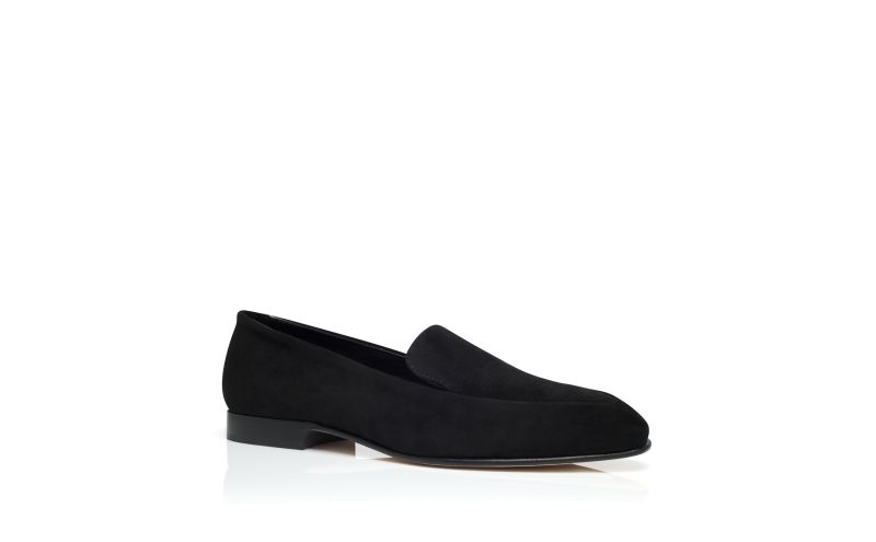 Pitaka, Black Suede Loafers - US$825.00