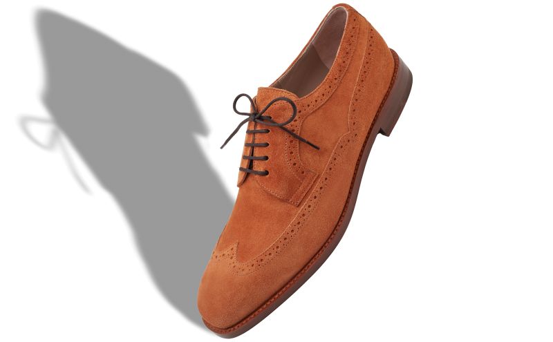 Tamarak, Orange Suede Lace-Up Oxfords - €795.00