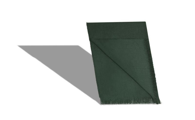 Jura, Dark Green Fine Cashmere Scarf - €325.00