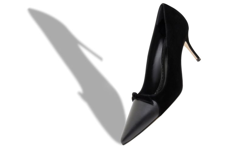 Rinialo, Black Suede Bow Detail Pumps - AU$1,455.00