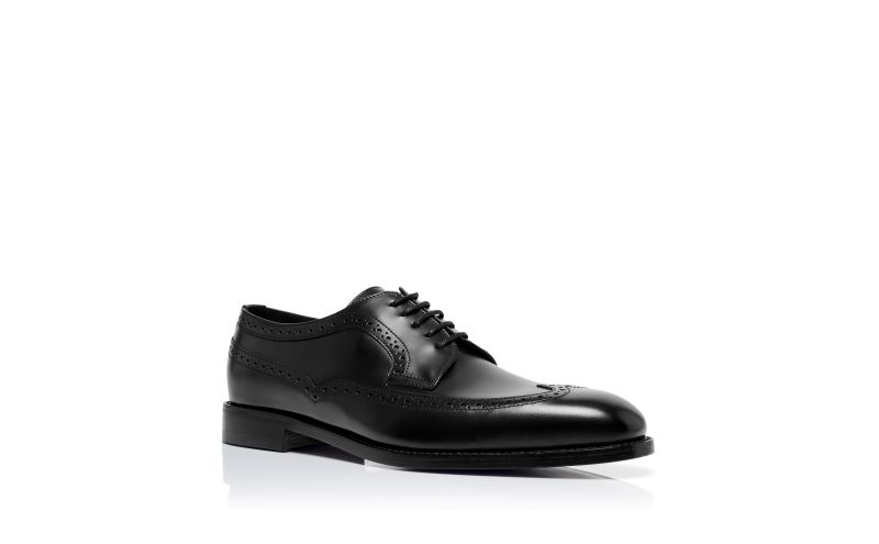 Tamarak, Black Calf Leather Lace-Up Oxfords - €845.00