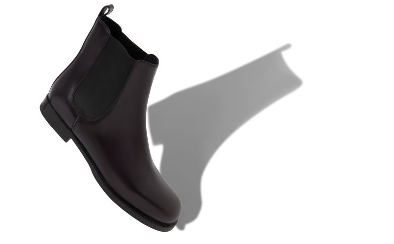 Chelsa, Black Calf Leather Chelsea Boots - US$995.00 