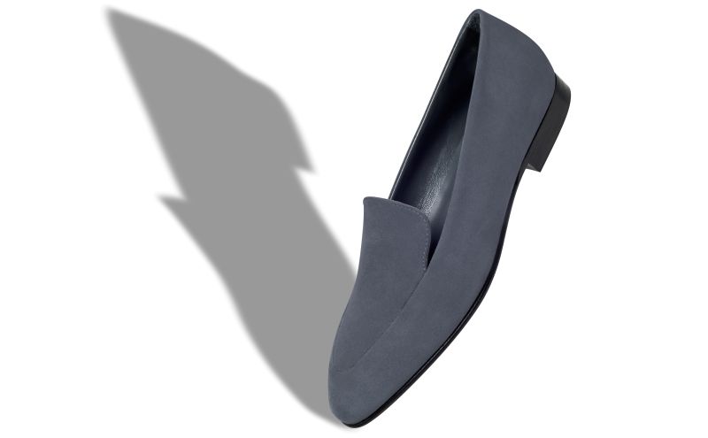 Pitaka, Dark Grey Suede Loafers - US$338.00
