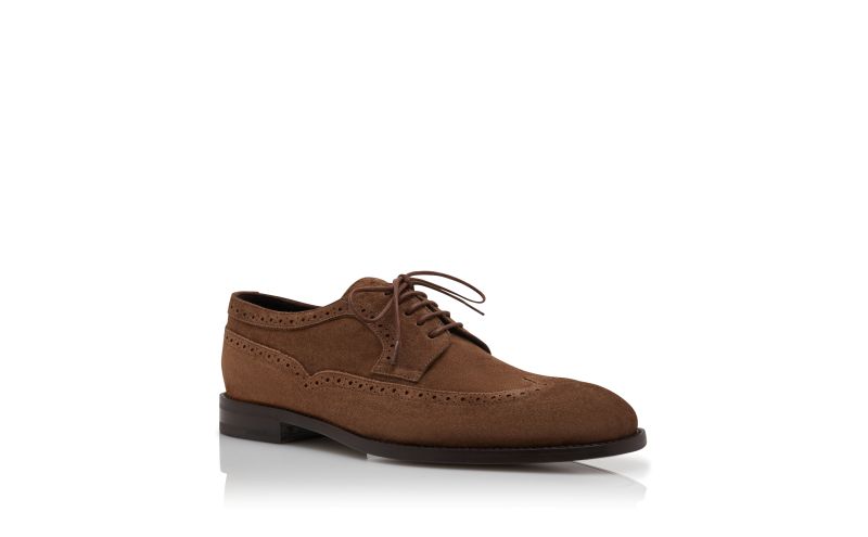 Tamarak, Brown Suede Lace-Up Oxfords - US$935.00