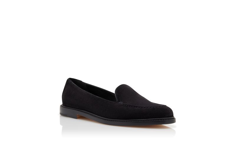 Maxy, Black Calf Suede Loafers - CA$1,195.00