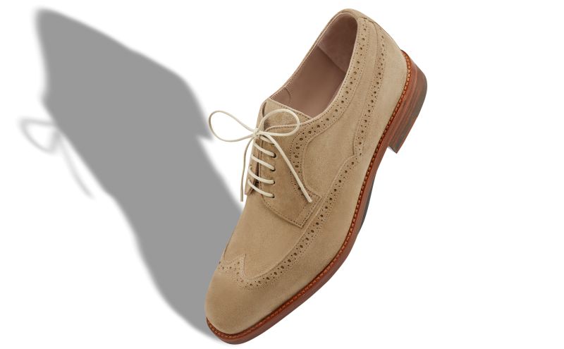 Tamarak, Brown Suede Lace-Up Oxfords - US$423.00