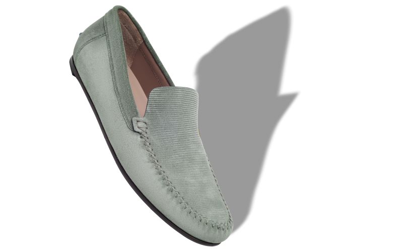 Alder, Khaki Suede Slippers - US$935.00 