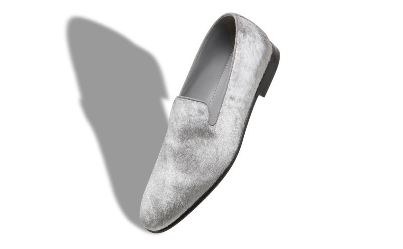 Mario, Silver Calf Hair Loafers - AU$1,295.00