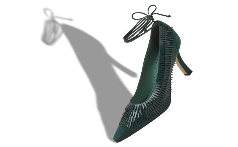Vilmorin, Dark Green Patent Leather Pumps - €1,395.00